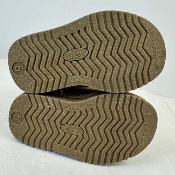 Circo Toddler Gold Faux Fur-Lined Winter Boots Size 5 - Picture 8 of 13